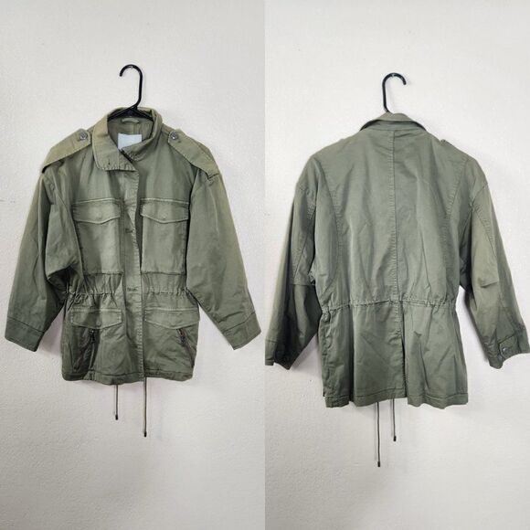 Joie NWT Olive Green Jenita Utility Jacket Size XXS NWT - Picture 1 of 14